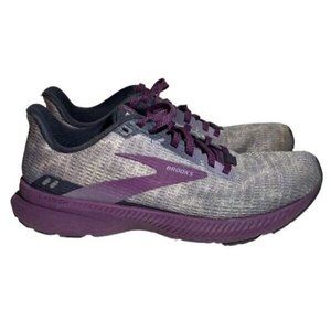 Brooks Launch 8 Running Shoes Athletic Sneakers Women Size 7 Purple Gray